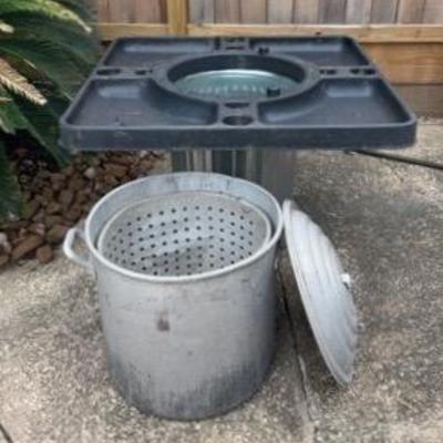 Crawfish Table, Pot & Strainer #1