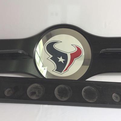 Houston Texans Stick Wood Pool Cue Rack 