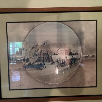 “A Community Spirit” Signed/Numbered Print by P. Buckley Moss