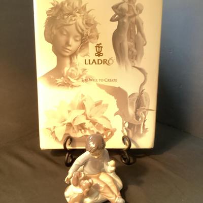 Lladró “Growing Up Together” Statue & Lladro Book