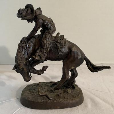 Frederic Remington "The Rattlesnake" Bronze Statue