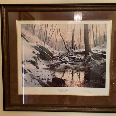 “Red Fox Creek” Signed & Numbered Print by Paul McGehee
