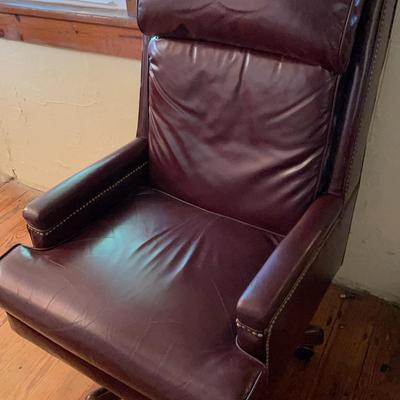 Hickory Leather Company Leather Desk Chair