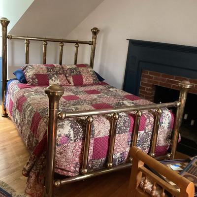 Full Size Brass Bed Frame 