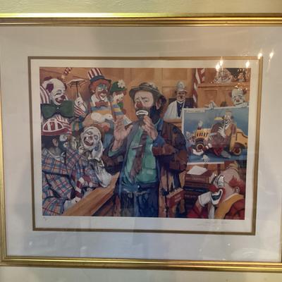 Clown Art Print-Signed