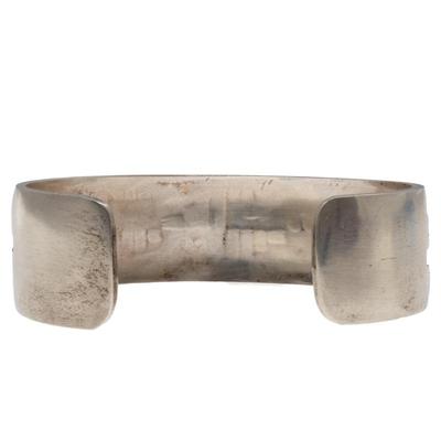 Hopi Sterling Bracelet, Stephen Hyson Naseyoma and Michael Sockyma