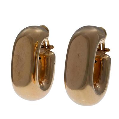 Pair of Italian 14k Yellow Gold Earrings