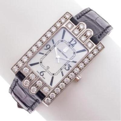 Harry Winston "Avenue Classic" Diamond, 18k White Gold Wristwatch, Ref 310UQW