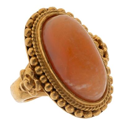 Chinese Opal, 24k Ring