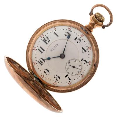 Elgin Gold-Filled Hunting Case Pocket Watch
