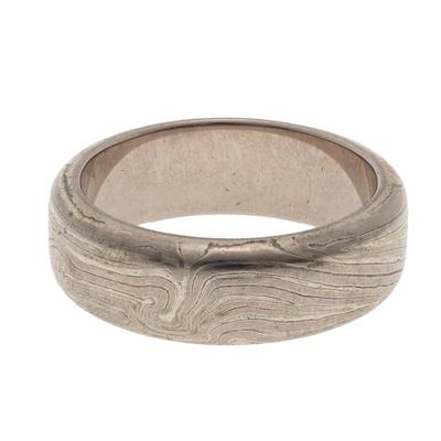 Gent's 14k, Sterling Silver Mokume Ring, George Sawyer