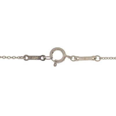 Tiffany & Co., Elsa Peretti Sterling Silver "Open Heart" Necklace