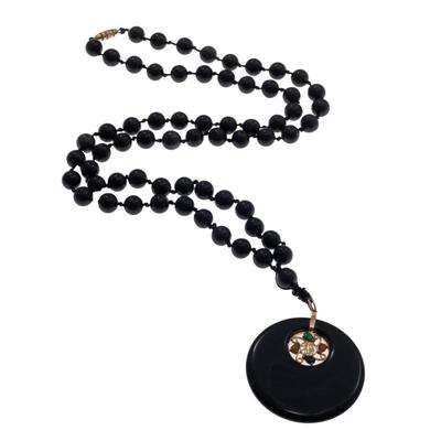 Jade, 14k Yellow Gold Necklace