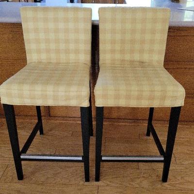 PAIR OF BAR STOOLS
