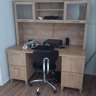 IKEA DESK AND HUTCH COMBO
