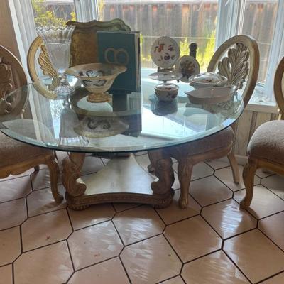 TABLE AND 6 CHAIRS