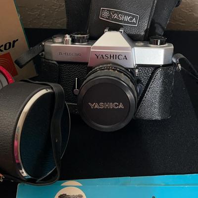 Vintage Electronics, Cameras (Yashika), and Office Equipment Royal electric typewrite