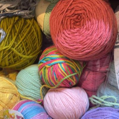 Collection mystery lot yarn-Eyelash, Nylon Yarn 