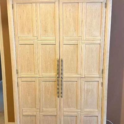Solid Wood Henredon Armoire 46" Wide, 82" Tall, 22" Deep