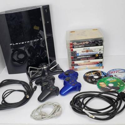PlayStation 3 With Games - God Of War, GTA, COD 4, Demon’s Souls, & More