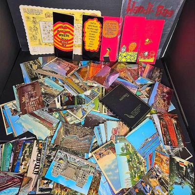 Vintage Postcards Including Linens & Photochromes, 1962 Planner &  More