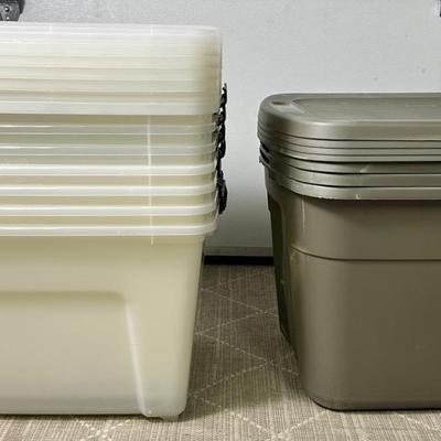 Large Storage Bins for Organization - 12 Total