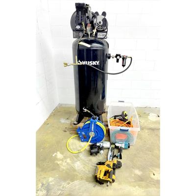 Husky C602H 60 Gallon Air Compressor & Metabo, Makita, Kobalt, Bostitch Nail Guns, More 
