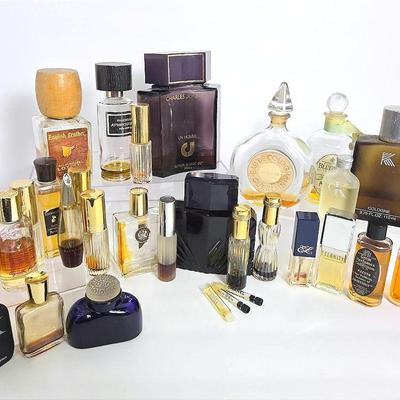 Perfume & Cologne Bottles, Some Empty