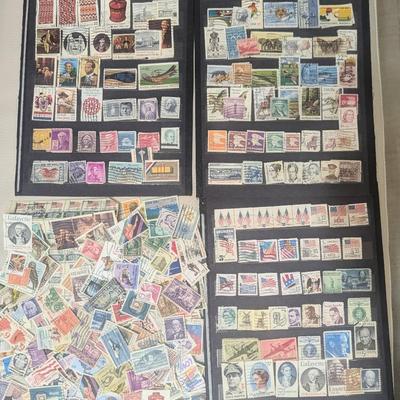 Antique & Vintage Domestic Stamp Collection: 700+ Stamps, Mixed Eras & Designs