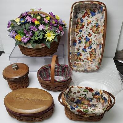 Longaberger Baskets: Kickoff Football, Crock, More