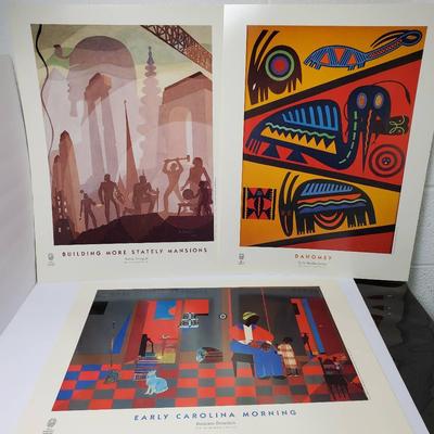 Black Artist Poster Collection (12) Including William Johnson, Horace Pippin & More, 18x24”