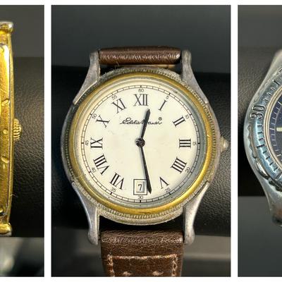 Men’s Watches - Citizen Eco Drive, Seiko Age Of Discovery Tank, & Eddie Bauer Cascade 