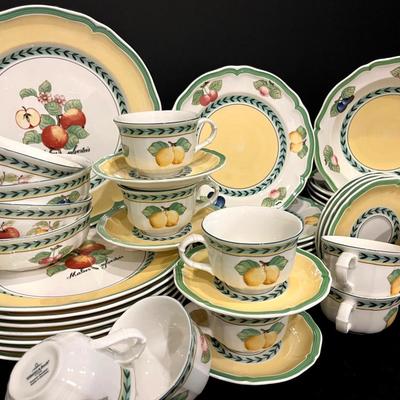 Villeroy & Boch Porcelain Service For 8 “1748 French Garden Fleurence”