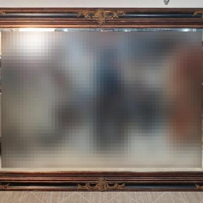 Basset Wall Mirror - 58x47”, Big & Heavy!