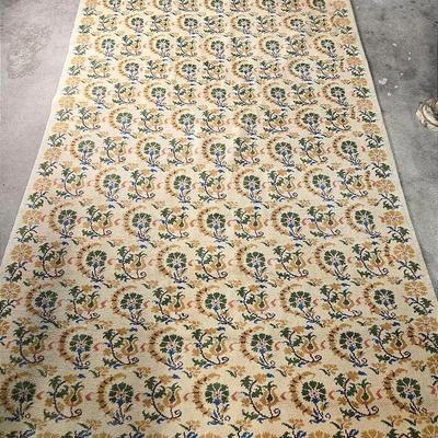 Greek Vassiliki Pronia “Toulipa” Wool Area Rug - 6'6"x9'5"