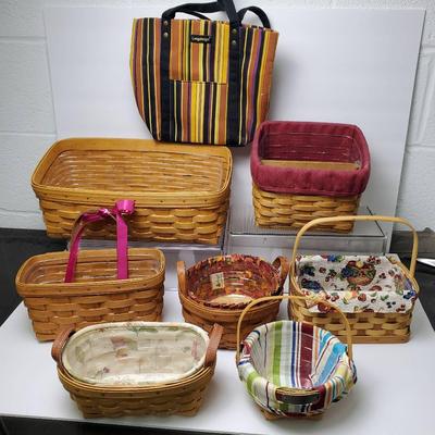 Longaberger Baskets: Card Keeper, Dresden, Pint, More