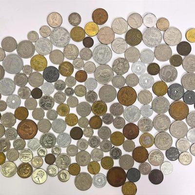 Vintage Foreign Coin Collection, ~150 Coins: Africa, Europe, Canada, Australia, NZ, More