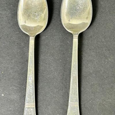 Tiffany Sterling Silver Spoons (2) – 4.25”, Patent 1923, Marked