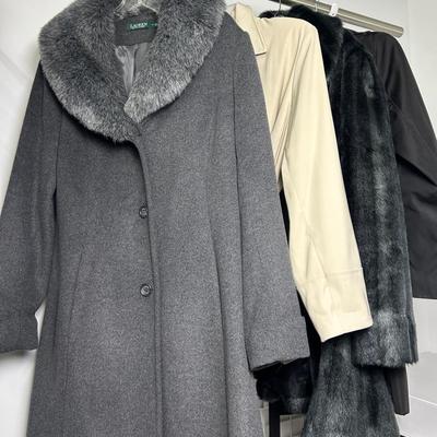 Women’s Coats (Size L) - Ralph Lauren, Jones NY, Du Monde & Marc NY