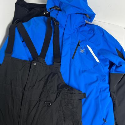 Ski Apparel - Spyder Coat (M), Marker  UT-19 Snow Bib (XXL) & Schoeller Snow Pants (12)
