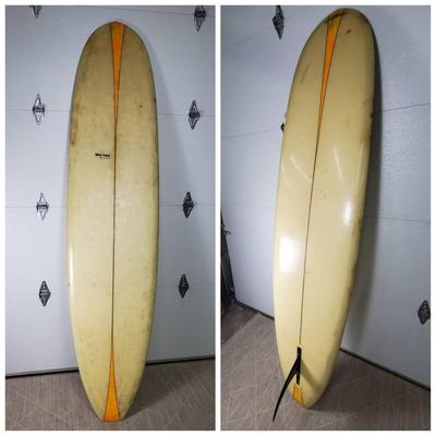 Vintage Gordon & Smith “Hot Curl” 8’ Fiberglass Surfboard 
