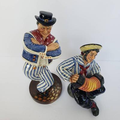 Royal Dolton Figurines-Jolly Sailor & The Hornpipe, 1955