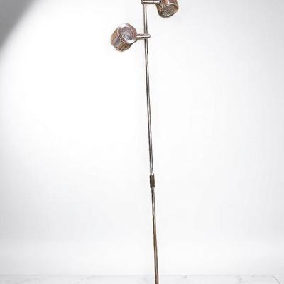 Lite Source "Piston" 3-Lite Metal Floor Lamp- 52", Works
