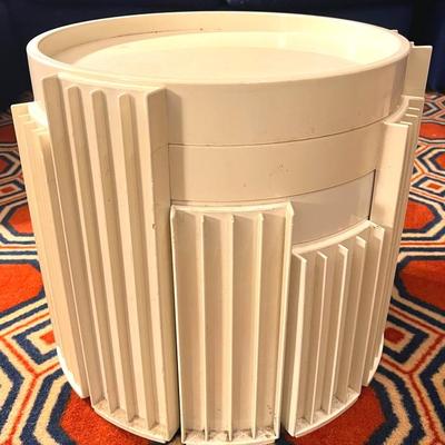 Vintage 1960s Gianfranco Frattini for Cassina Nesting Table Set, Made in Italy