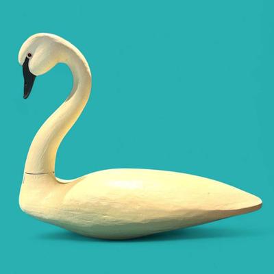 Wood Swan Figure 31X13X26