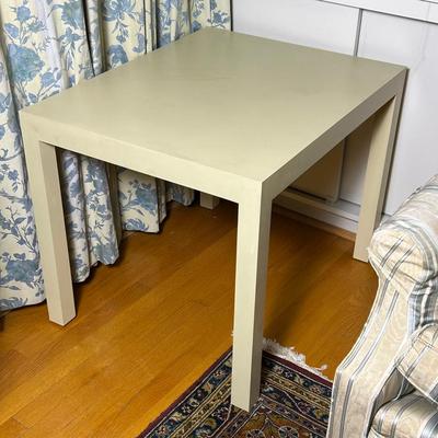 Vintage 1970s Parsons Style End Table – 30x24x23"