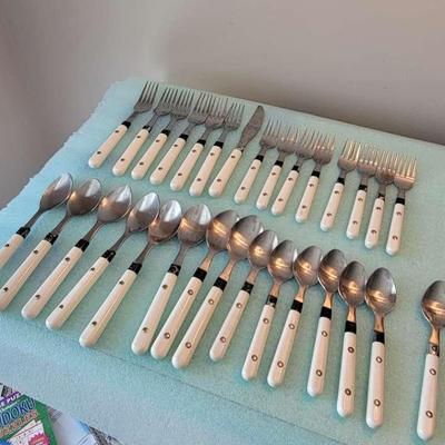 Stainless utensils. 