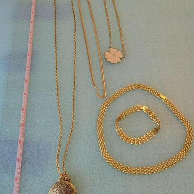 Costume necklaces and necklace bracelet set