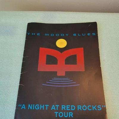 MOODY BLUES "A Night at Red Rocks" 1993 tour program.