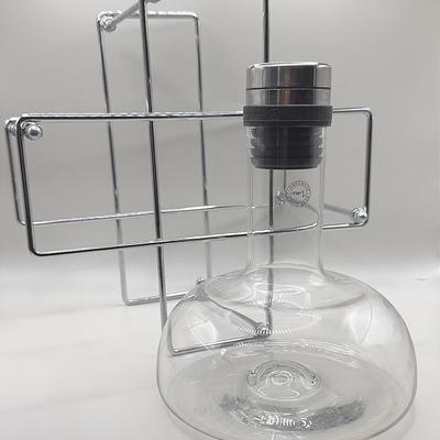 MCM Wine O'Clock Carafe & Wine Storage Racks 